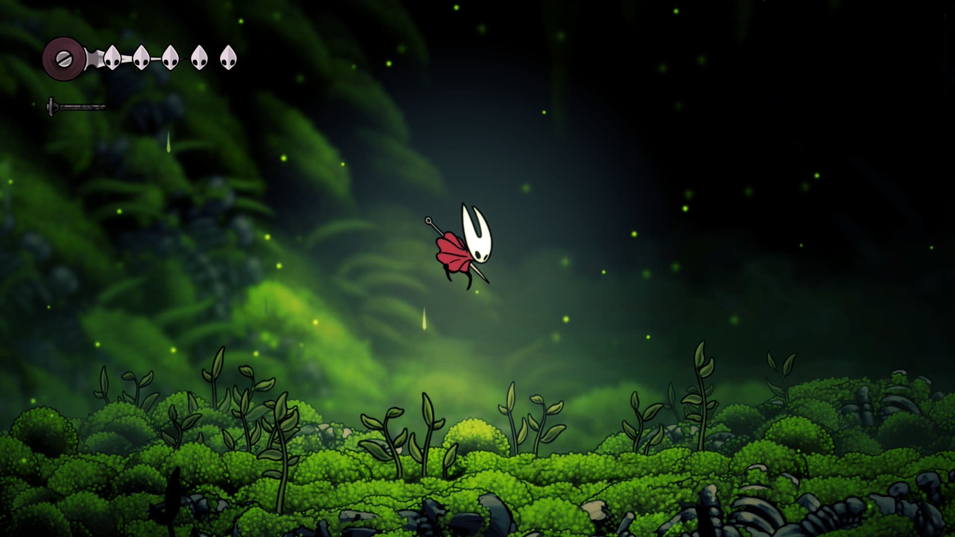 Hornet recorriendo la Gruta Musgosa