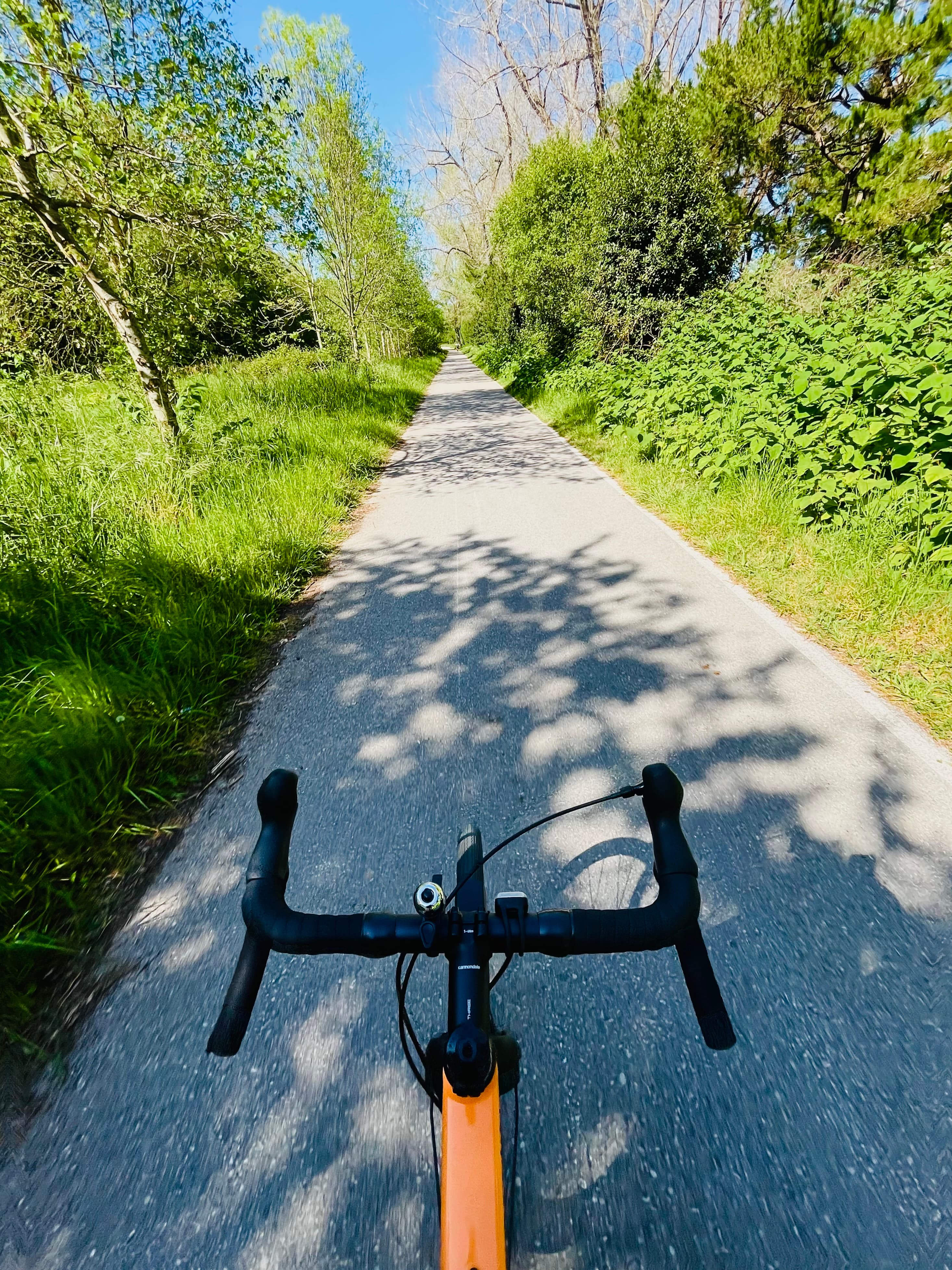 Una carretera secundaria. Una carretera secundaria.