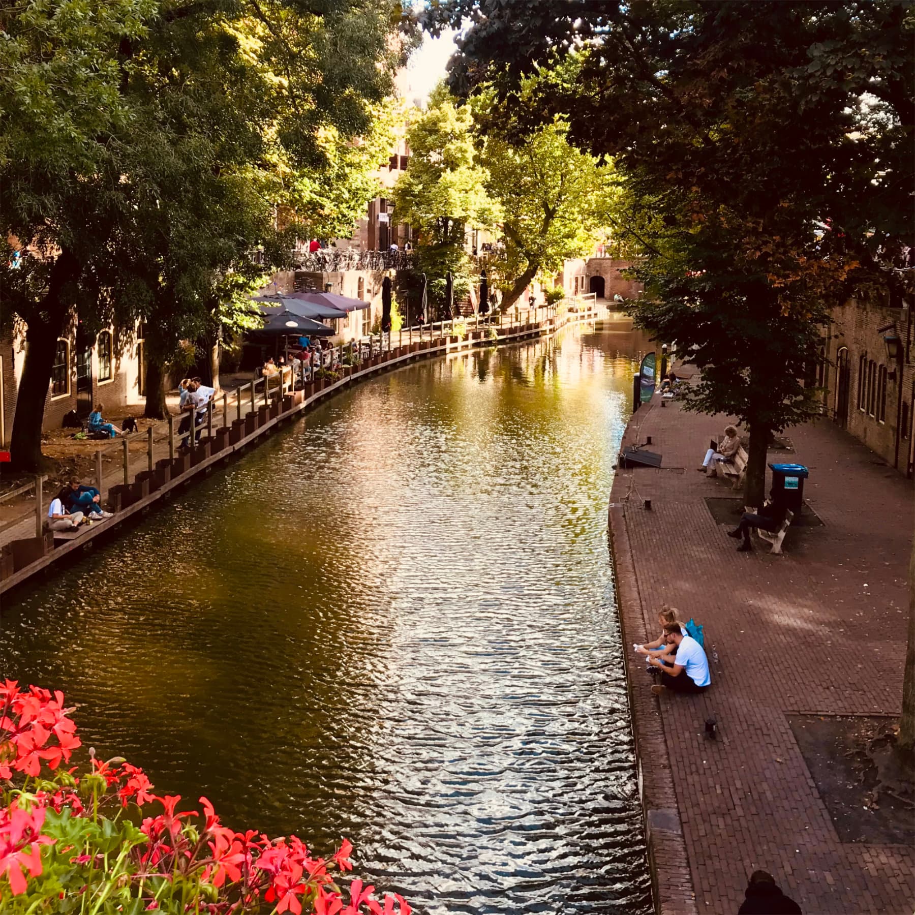 Una foto de las calles de Ütretch Una foto de las calles de Ütretch
