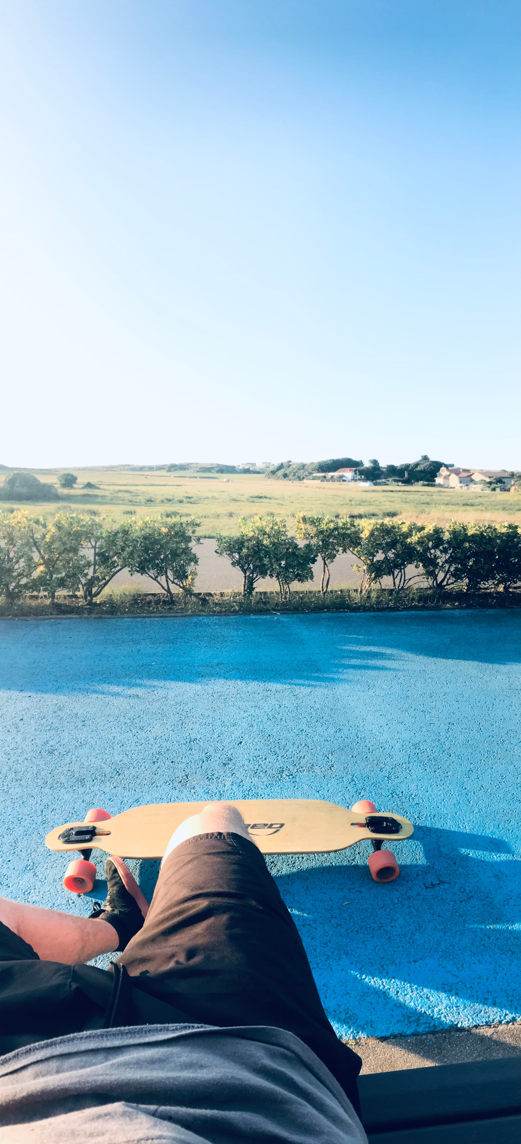 Mi longboard en Cuchía Mi longboard en Cuchía