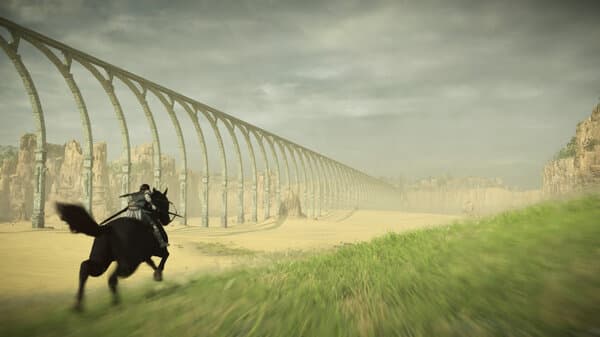 Shadow of the Colossus: vista de la entrada a La Tierra Prohibida Shadow of the Colossus: vista de la entrada a La Tierra Prohibida