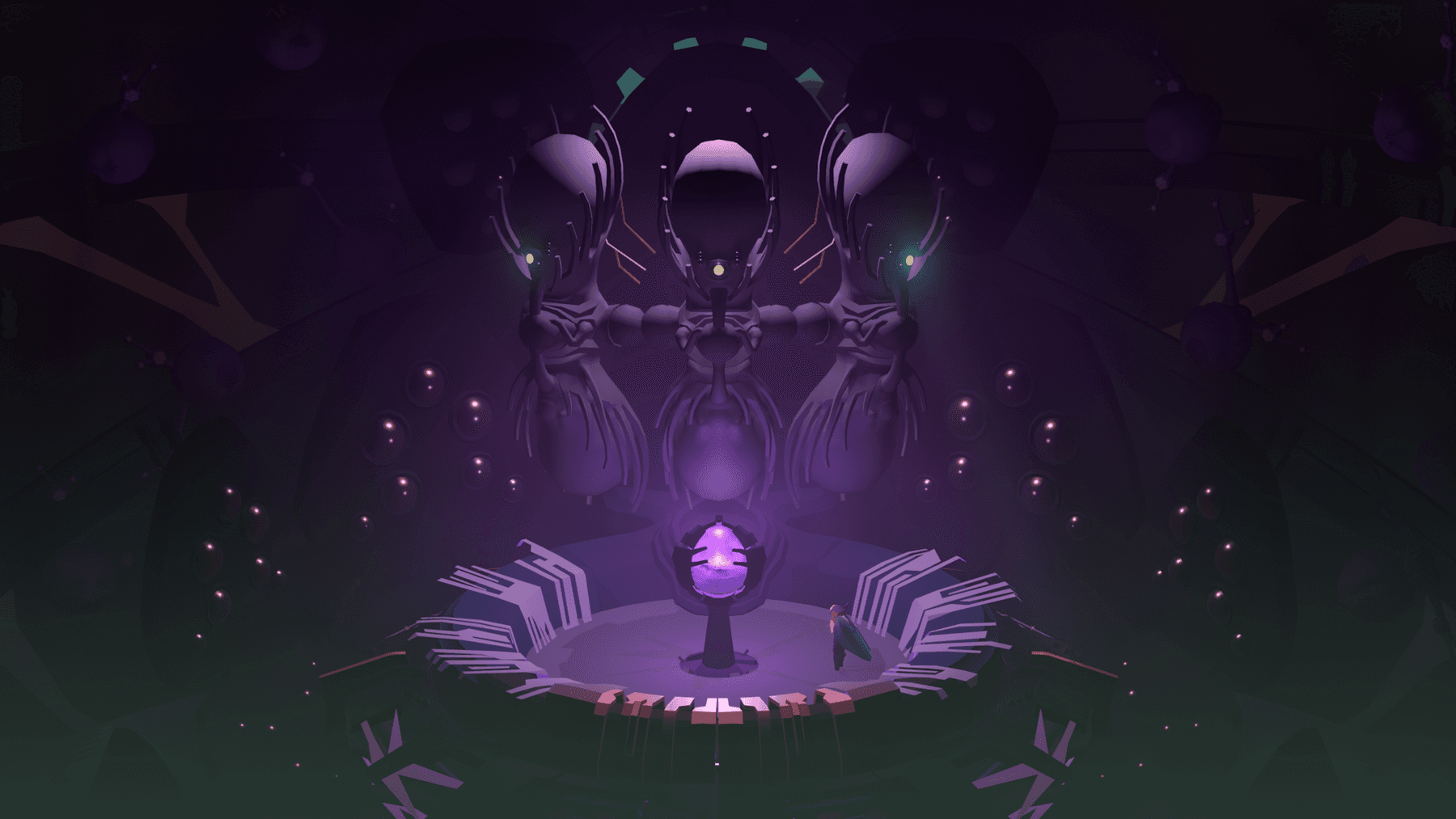 Una de las esferas de COCOON Una de las esferas de COCOON