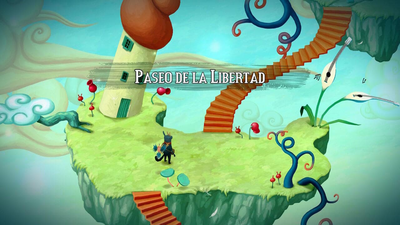 Captura de pantalla del videojuego Figment Captura de pantalla del videojuego Figment