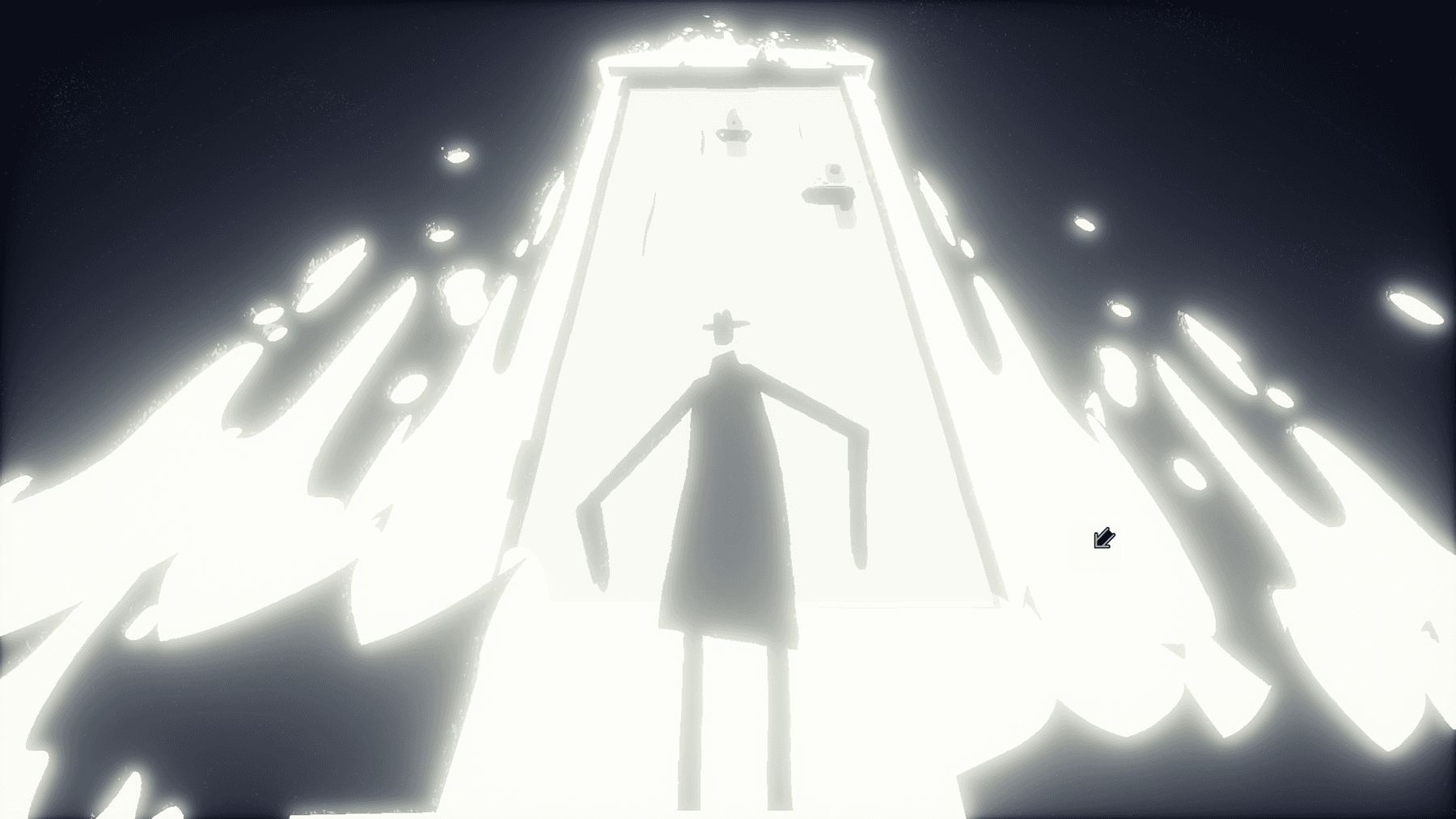 Una especie de puerta de fuego Una especie de puerta de fuego