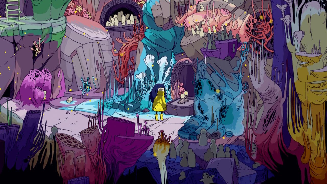 Una caverna colorida Una caverna colorida