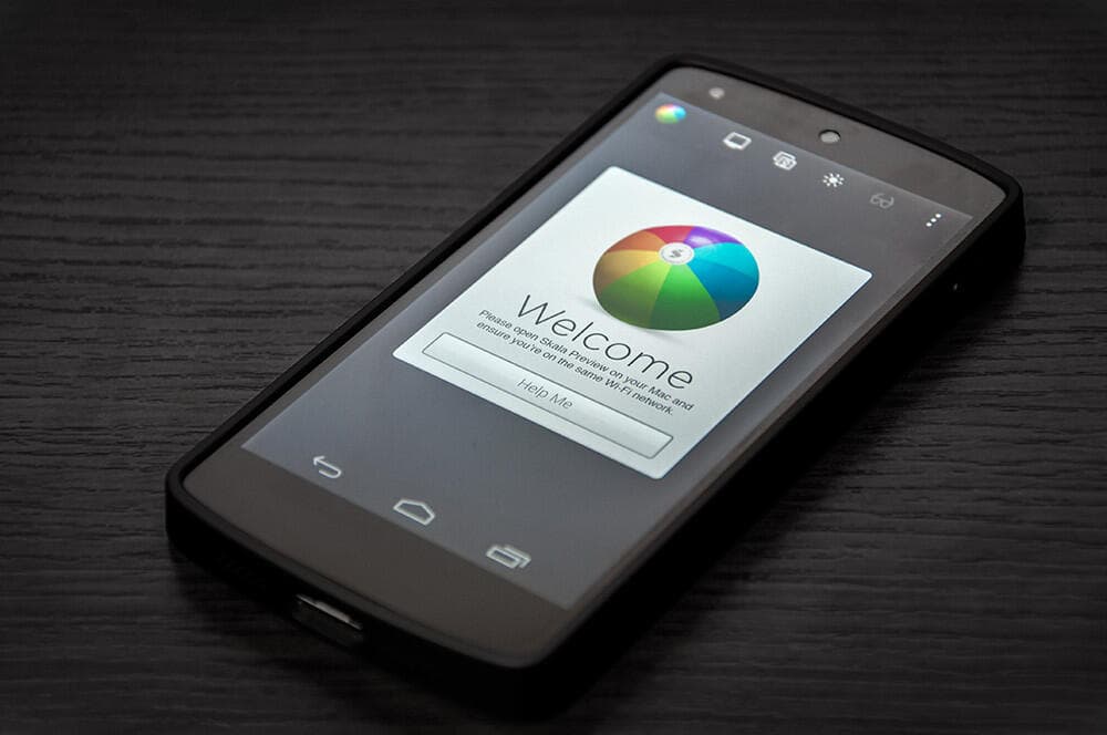 Fotografía de la aplicación funcionando en mi teléfono Fotografía de la aplicación funcionando en mi teléfono