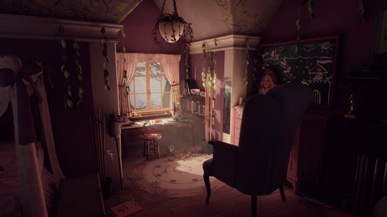 Una de las habitaciones de la mansión Finch Una de las habitaciones de la mansión Finch